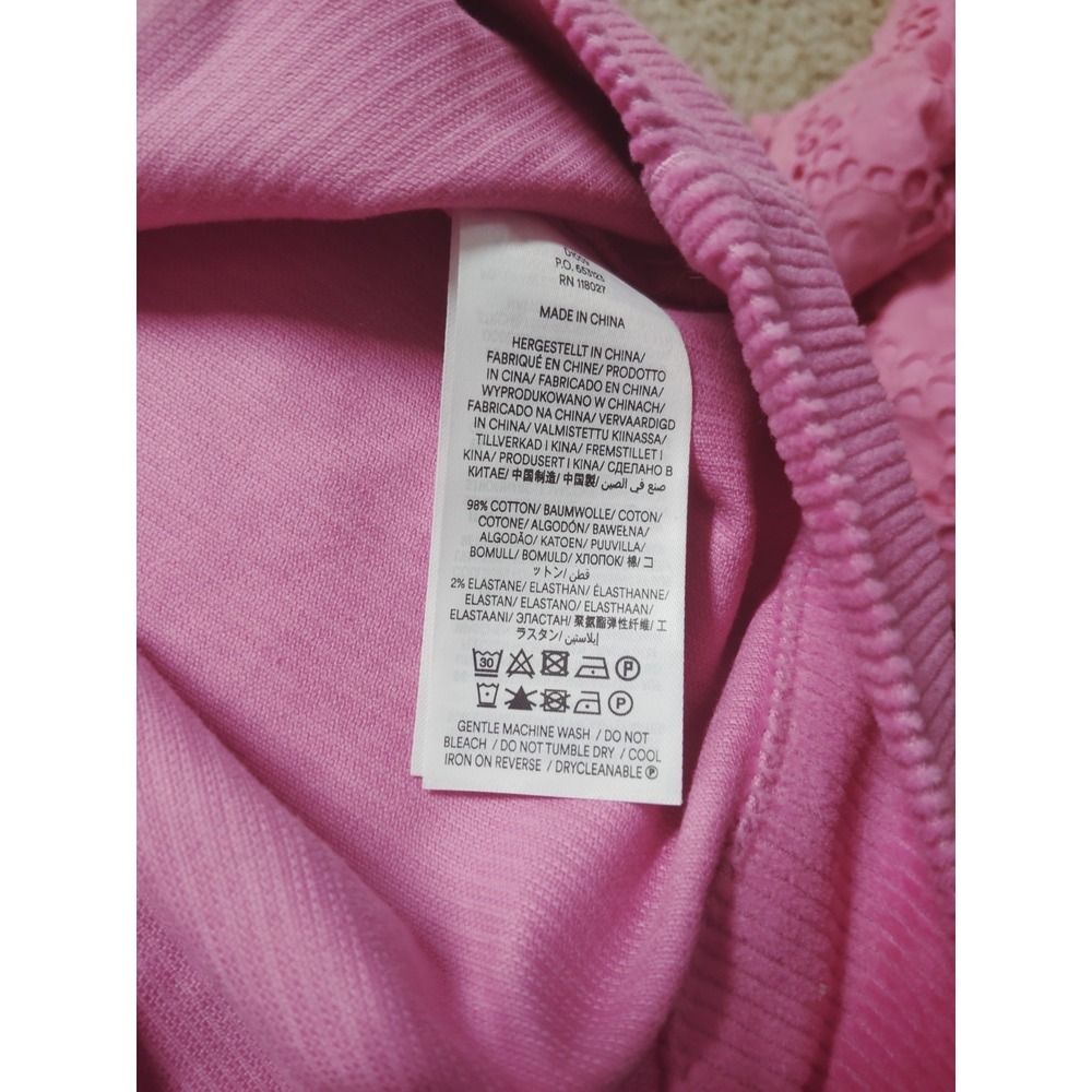 Boden Pia Cord Shift Dress Womens 10P Pink Sleeveless Jumper Pinafore Preppy - Picture 4 of 6